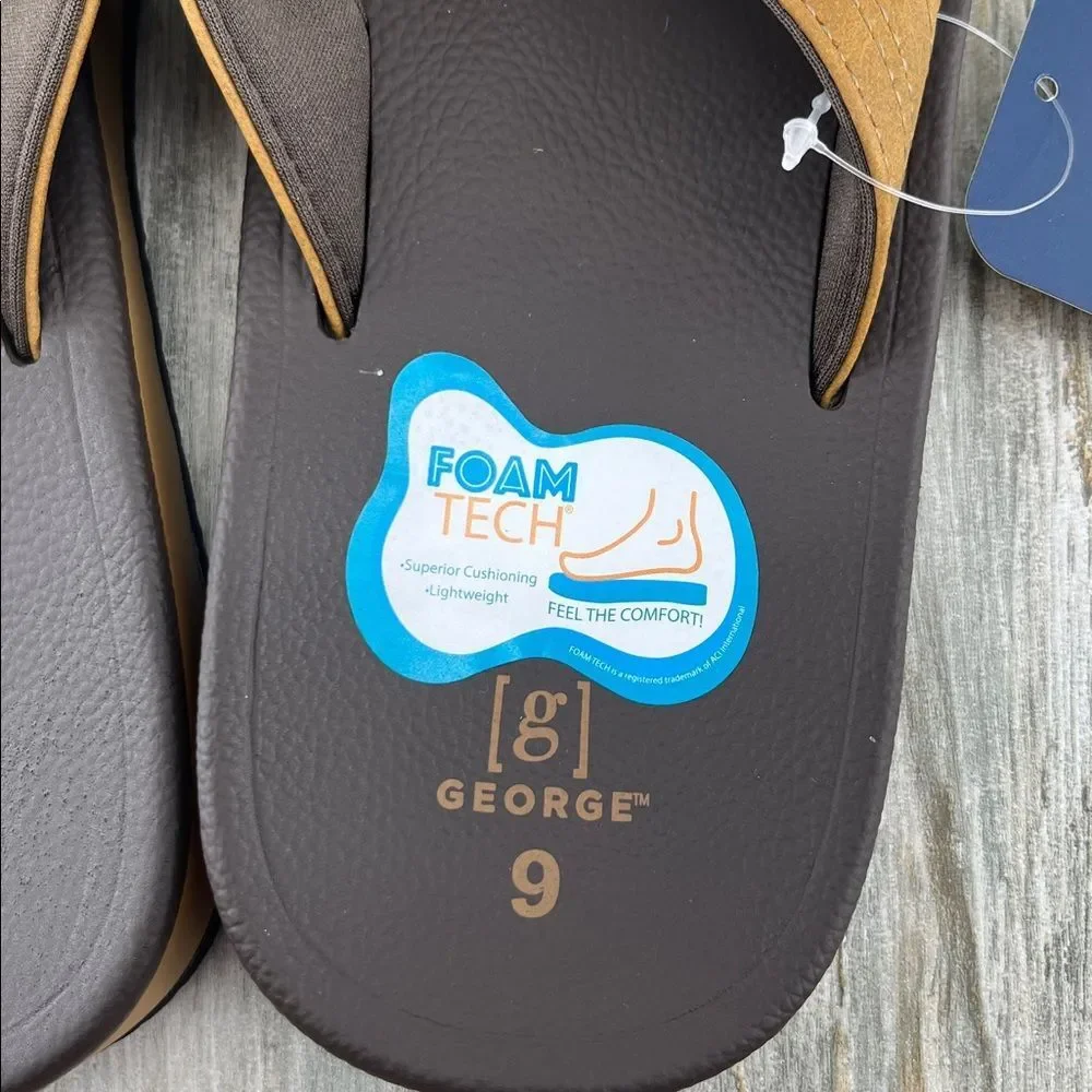 Men's Comfort Thong Sandals Flip Flops Shoes Size 9